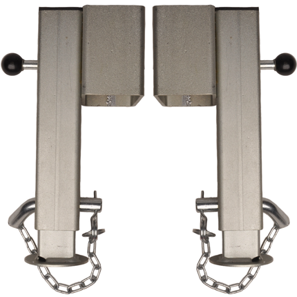 Cantonal Ensemble de 2 pieds de support - adaptés pour remorque Eduard sans perçage