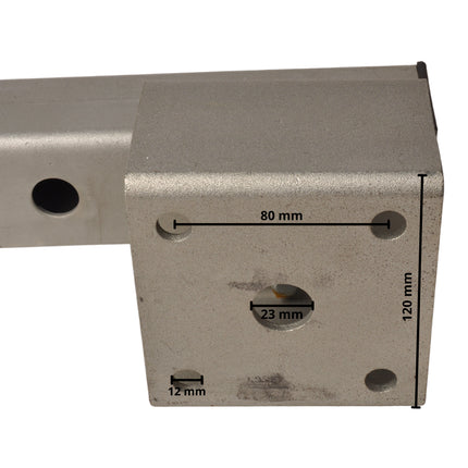 Cantonal Ensemble de 2 pieds de support - adaptés pour remorque Eduard sans perçage