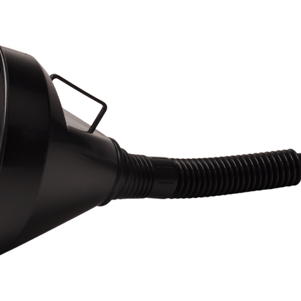 Cantonal Entonnoir avec tuyau flexible et filtre intégré.