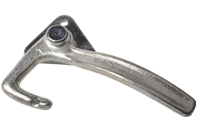 Cantonal Fermeture à levier coudé DROITE type 1 (petite plaque de montage)