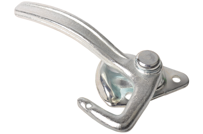 Cantonal Fermeture à levier coudé GAUCHE type 1 (grande plaque de montage)