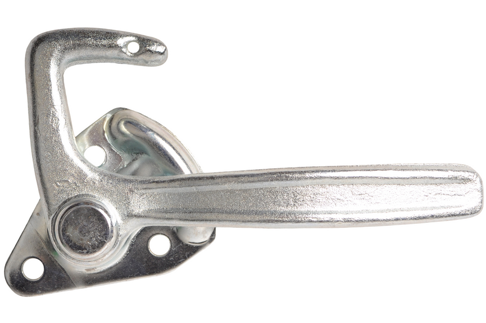 Cantonal Fermeture à levier coudé GAUCHE type 1 (grande plaque de montage)