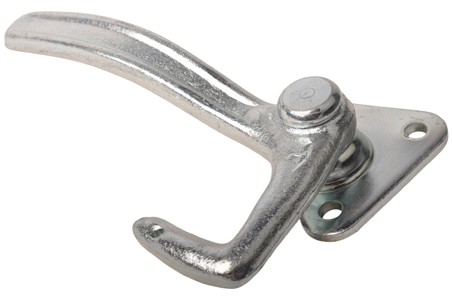 Cantonal Fermeture à levier coudé GAUCHE type 1 (petite plaque de montage)