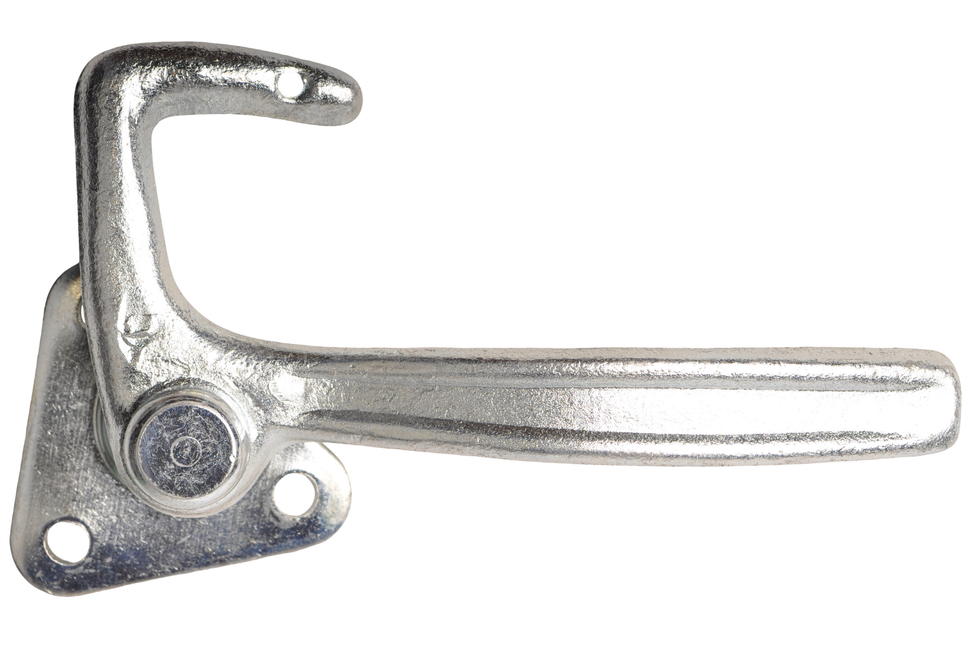 Cantonal Fermeture à levier coudé GAUCHE type 1 (petite plaque de montage)