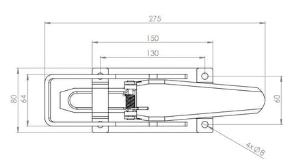 Cantonal Fermeture de serrage Hapert pour Remorque de qualité supérieure