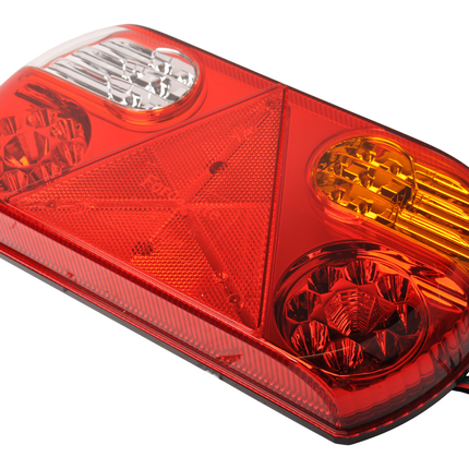 Cantonal Feu arrière droit 32 LEDs 296x145x45 mm - triangle réfléchissant inclus