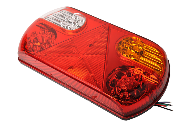 Cantonal Feu arrière droit 32 LEDs 296x145x45 mm - triangle réfléchissant inclus