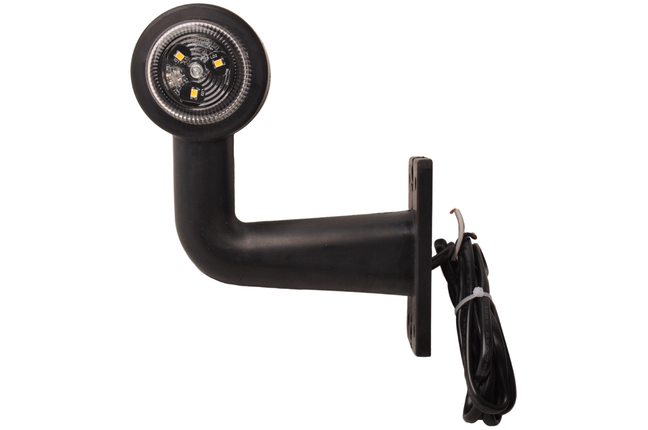 Cantonal feu de gabarit à LED angle droit rouge/blanc - droite