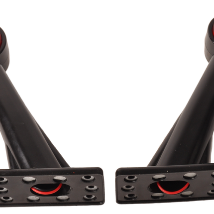 Cantonal Feu de gabarit de base rouge/blanc lumière de 19 cm de long en angle oblique - 2 pièces - gauche et droite