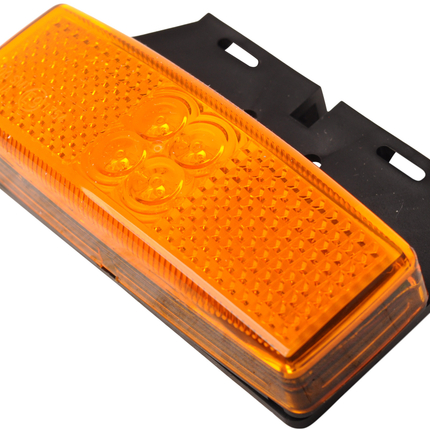 Cantonal Feu de gabarit latéral - feu de gabarit orange/jaune - connexion de câble détachée - LED