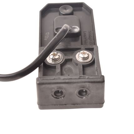 Cantonal Feu de gabarit latéral orange/jaune sur socle de montage - 10 cm de fil libre à 2 brins - ampoule