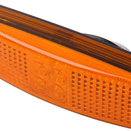 Cantonal Feu de gabarit latéral rectangulaire - feu de gabarit orange/jaune - connexion de câble unique - LED