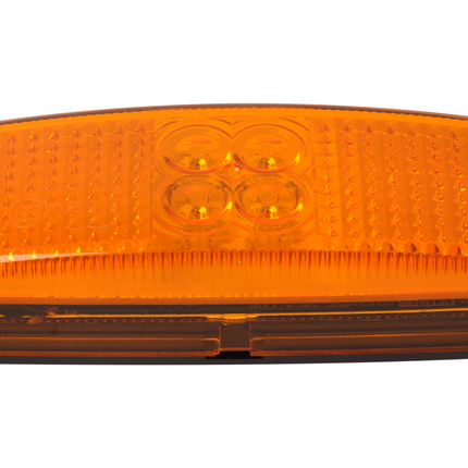 Cantonal Feu de gabarit latéral rectangulaire - feu de gabarit orange/jaune - connexion de câble unique - LED