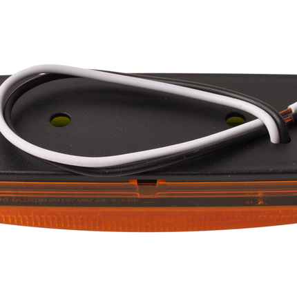 Cantonal Feu de gabarit latéral rectangulaire - feu de gabarit orange/jaune - connexion de câble unique - LED