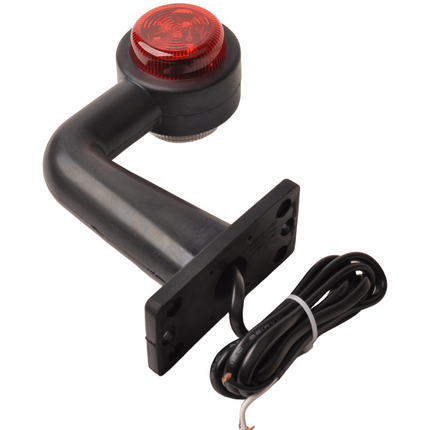 Cantonal Feu de gabarit LED droite-coudée rouge/blanche - gauche