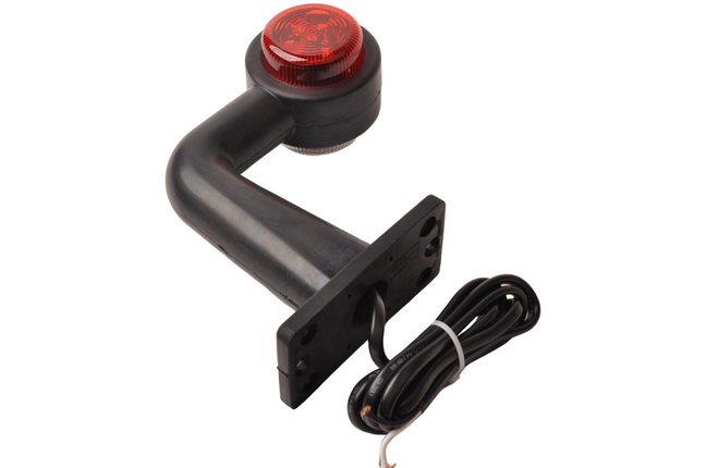 Cantonal Feu de gabarit LED droite-coudée rouge/blanche - gauche