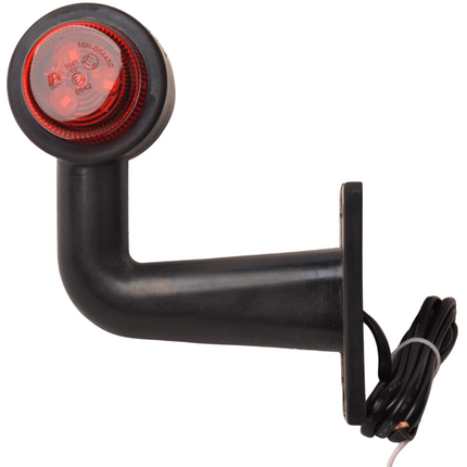 Cantonal Feu de gabarit LED droite-coudée rouge/blanche - gauche