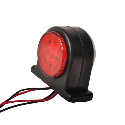 Cantonal Feu de gabarit LED rouge/blanc 68x62 mm