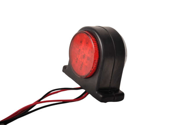Cantonal Feu de gabarit LED rouge/blanc 68x62 mm