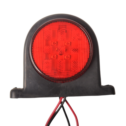 Cantonal Feu de gabarit LED rouge/blanc 68x62 mm