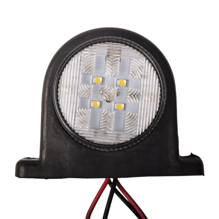 Cantonal Feu de gabarit LED rouge/blanc 68x62 mm