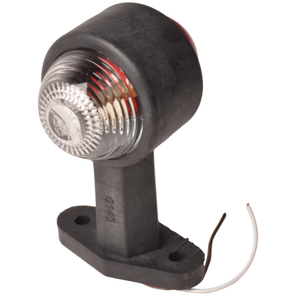 Cantonal Feu de gabarit rouge/blanc 120 mm droit