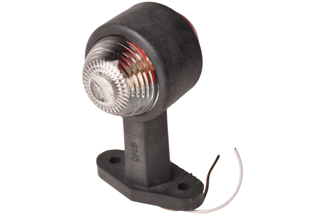 Cantonal Feu de gabarit rouge/blanc 120 mm droit