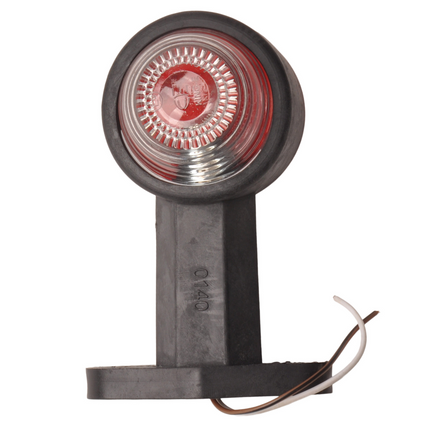 Cantonal Feu de gabarit rouge/blanc 120 mm droit