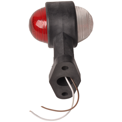 Cantonal Feu de gabarit rouge/blanc 120 mm droit