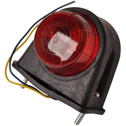 Cantonal Feu de gabarit rouge/blanc 87x70x85 mm