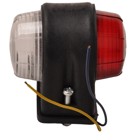 Cantonal Feu de gabarit rouge/blanc 87x70x85 mm