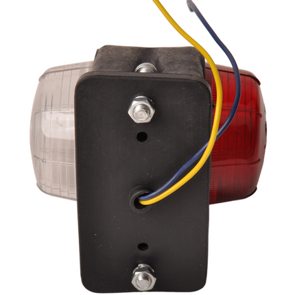 Cantonal Feu de gabarit rouge/blanc 87x70x85 mm