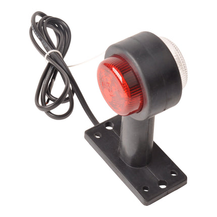Cantonal Feu de gabarit rouge/blanc LED 12-24v