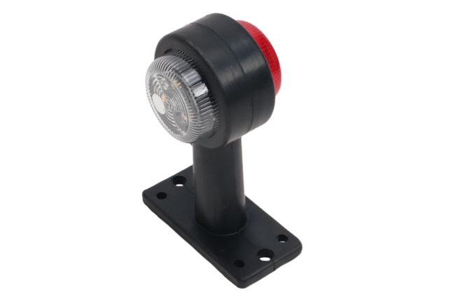 Cantonal Feu de gabarit rouge/blanc LED 12-24v