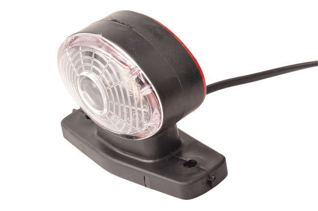 Cantonal Feu de gabarit semi-circulaire LED gauche/droite 12 Volt