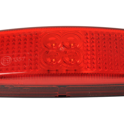 Cantonal Feu de position latéral rouge LED 110x40 mm