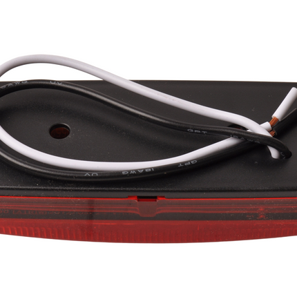 Cantonal Feu de position latéral rouge LED 110x40 mm