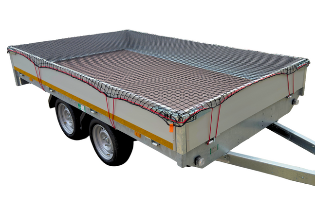 Cantonal Filet de remorque Premium - 250x200 cm - filet maillé - incluant un bord élastique - résistant aux UV