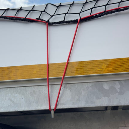 Cantonal Filet de remorque Premium - 370x250 cm - filet maillé - incluant un bord élastique - résistant aux UV