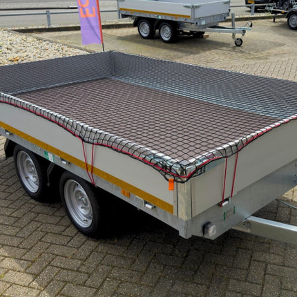 Cantonal Filet de remorque Premium - 370x250 cm - filet maillé - incluant un bord élastique - résistant aux UV