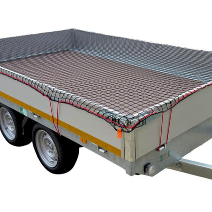 Cantonal Filet de remorque Premium - 370x250 cm - filet maillé - incluant un bord élastique - résistant aux UV