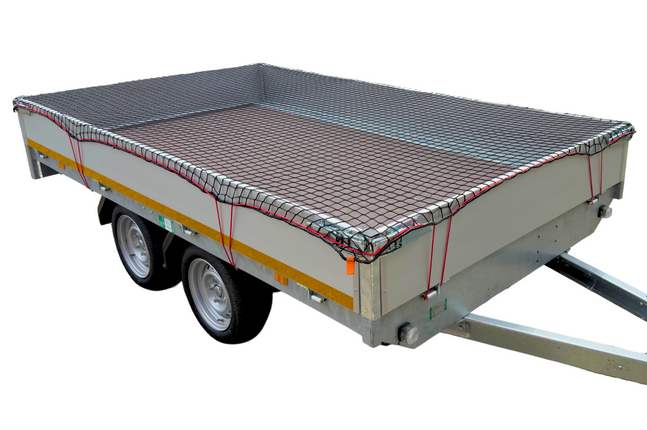 Cantonal Filet de remorque Premium - 570x350 cm - filet maillé - incluant un bord élastique - résistant aux UV