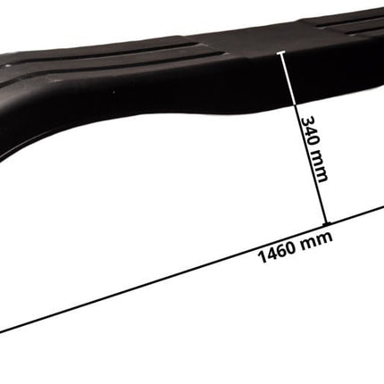 Cantonal Garde boue Tandem 1460x240x340 mm