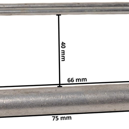 Cantonal Goupille de verrouillage de l'essieu - 10x66 mm