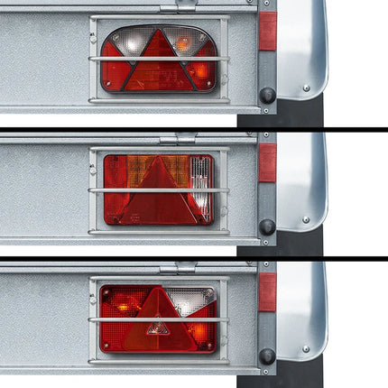 Cantonal Grille de Protection pour remorque en acier 250x130x60 mm - convient aussi pour Aspöck Multipoint