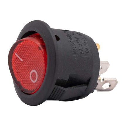 Cantonal Interrupteur à bascule unipolaire encastré marche-arrêt - avec lampe témoin