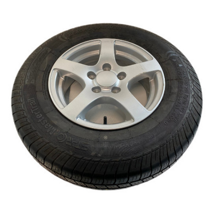 Cantonal jante de remorque 14 pouces - 5.5Jx14 - entraxe : 5x112 - capacité de charge : 900 kg - diamètre de moyeu : 67 mm - ET30 - argenté