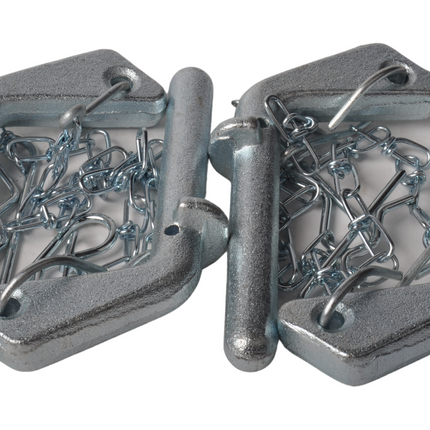 Cantonal Jeu de charnières de basculement pour benne à 3 côtés