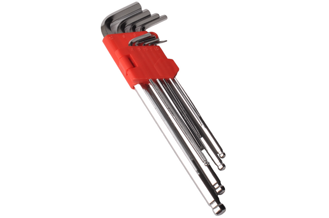 Cantonal Jeu de clés Allen 9 pièces - pouces