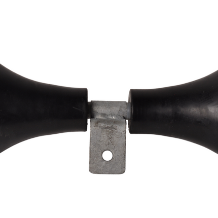 Cantonal Jeu de rouleaux de trompettes premium - noir - pour annexe - 400x140 mm